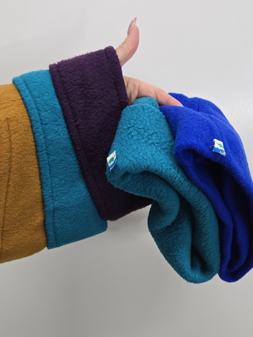 VTG Fleece Made USA Turtle Fur Ski  Headband And‎ Gaiter Bundle Retro 5 Piece